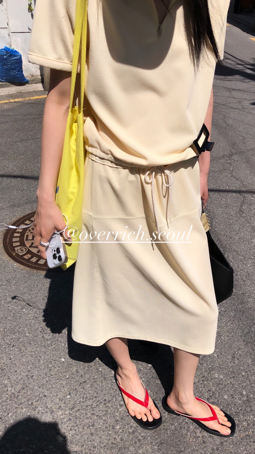 OVER RICH韓國代購女士新品推薦熱賣休閑人氣半身裙中短裙OVER RICH半身裙/中短裙