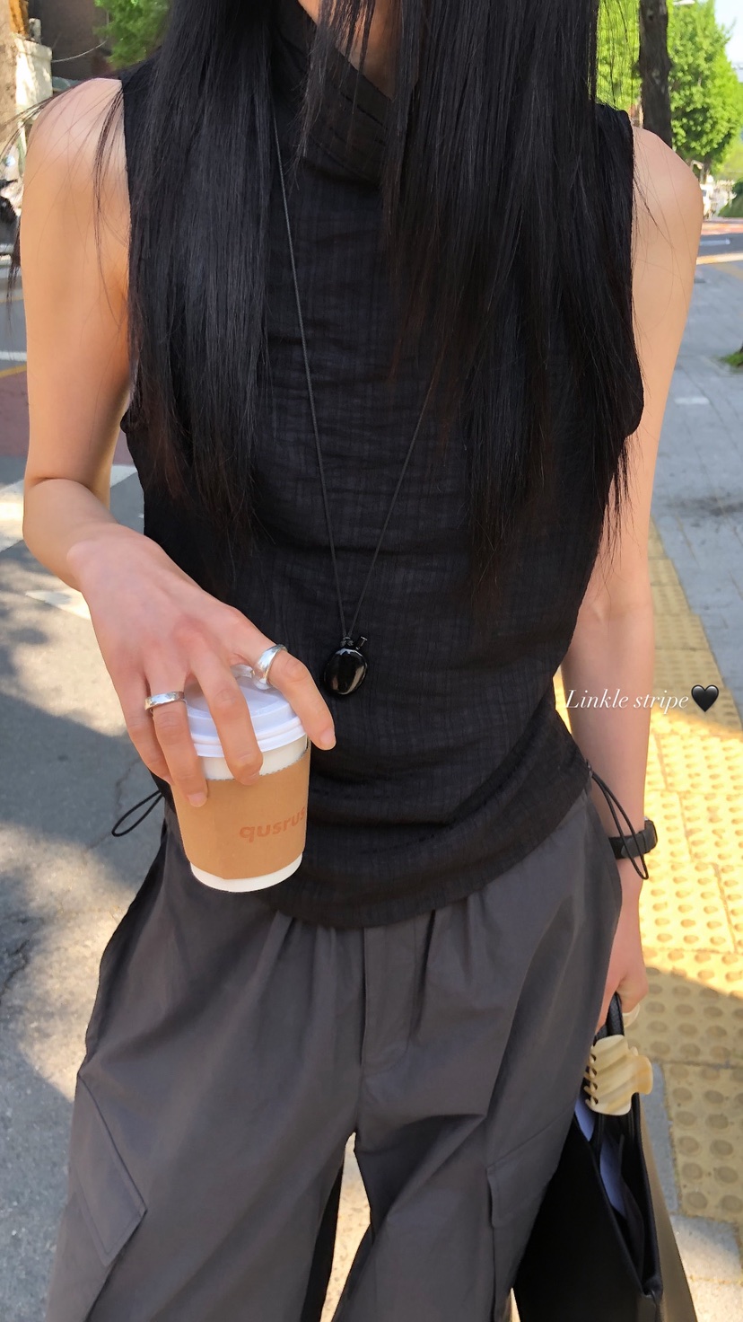 OVER RICH東大門實拍韓國女裝新款推薦26夏季人氣吊帶背心OVER RICH吊帶/背心