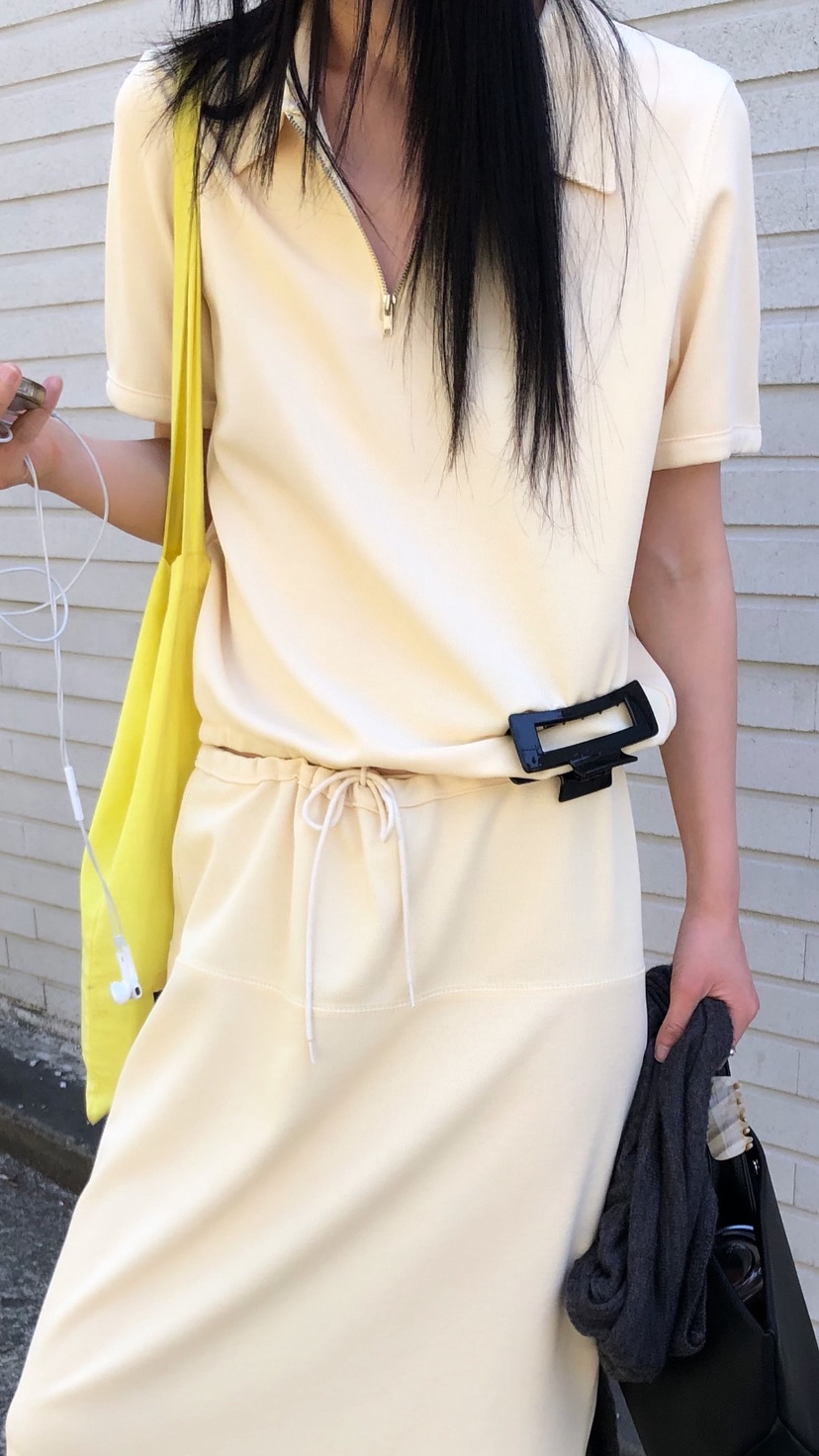 OVER RICH韓國直郵女士新品人氣時尚推薦職業26春夏T恤拉鏈OVER RICHT恤