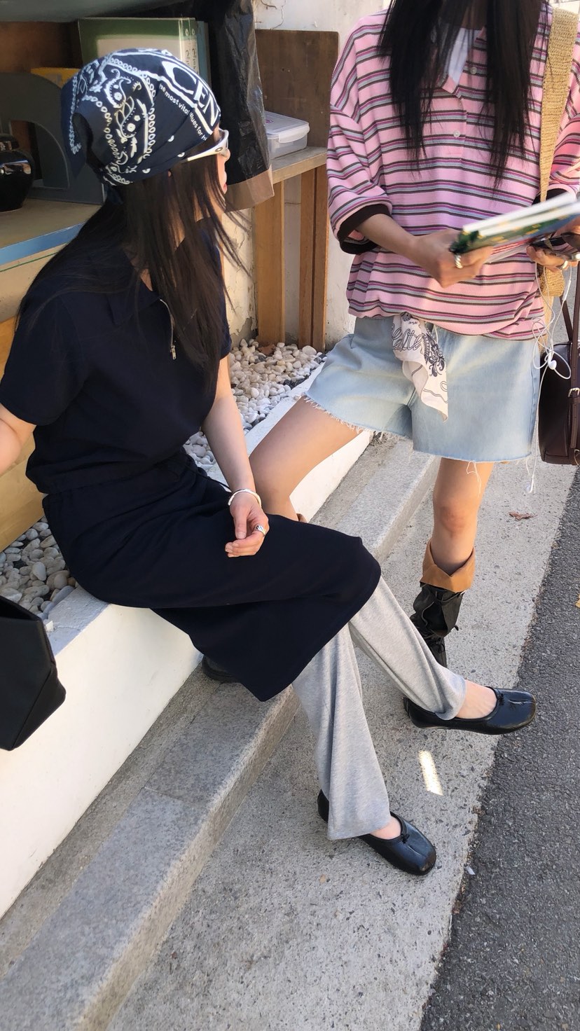 OVER RICH韓國直郵女士新品人氣時尚推薦職業26春夏T恤拉鏈OVER RICHT恤