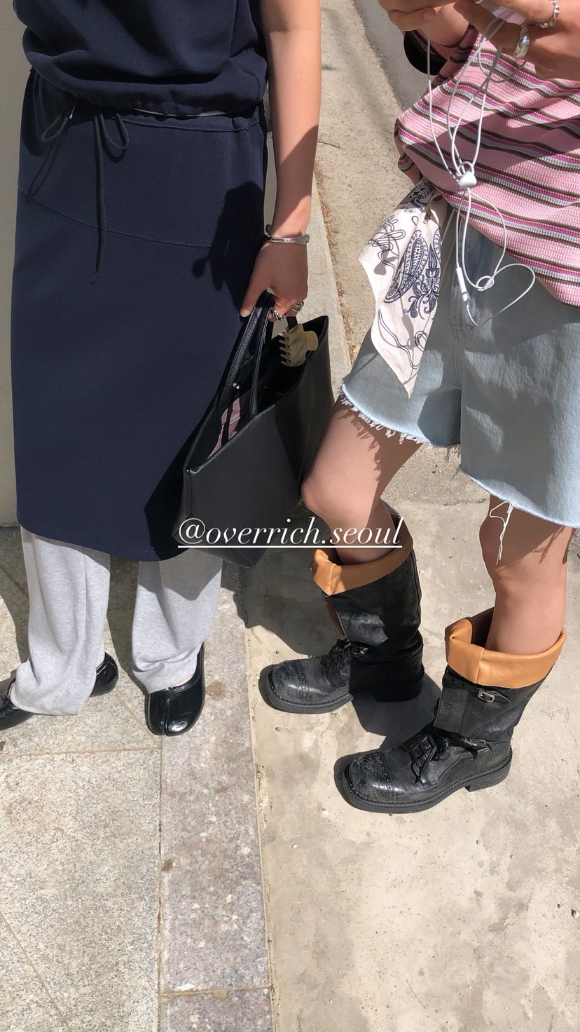 OVER RICH韓國直郵女士新品人氣時尚推薦職業26春夏T恤拉鏈OVER RICHT恤