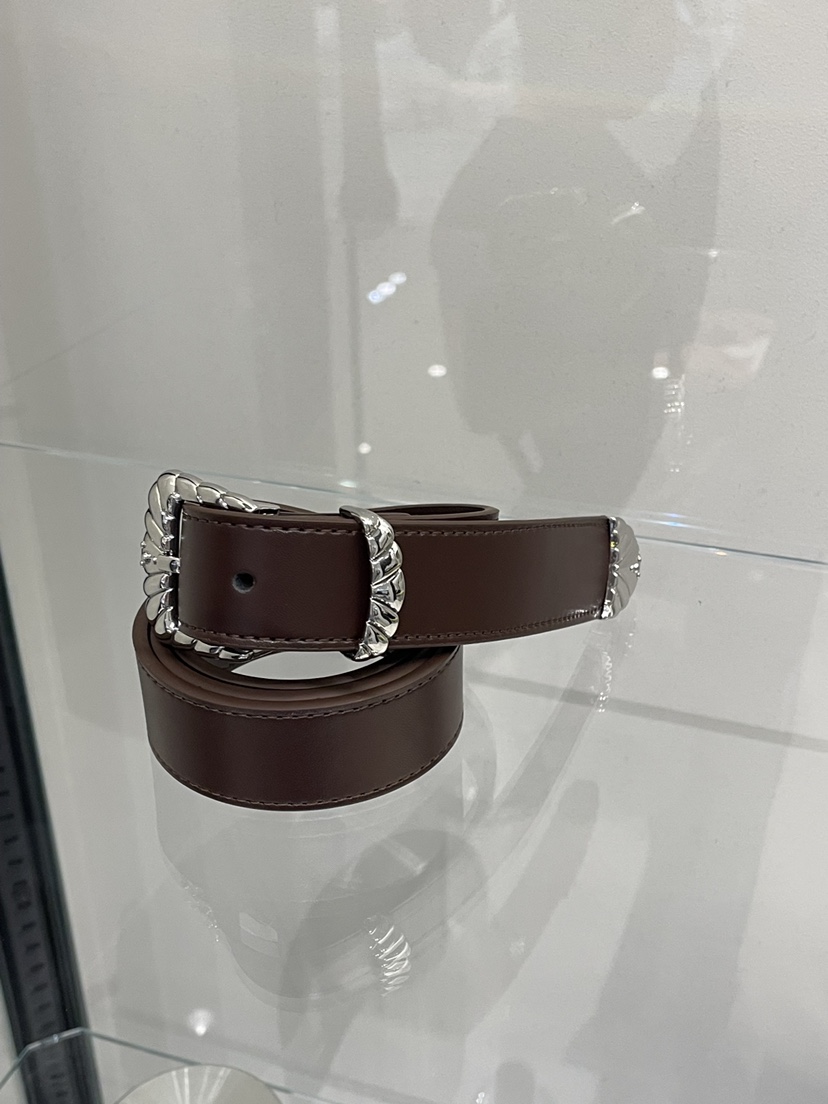 MUCH MORE/JACKPOT韓國代購女士新品職業熱賣推薦休閑腰帶MUCH MORE/JACKPOT腰帶圖色1棕色