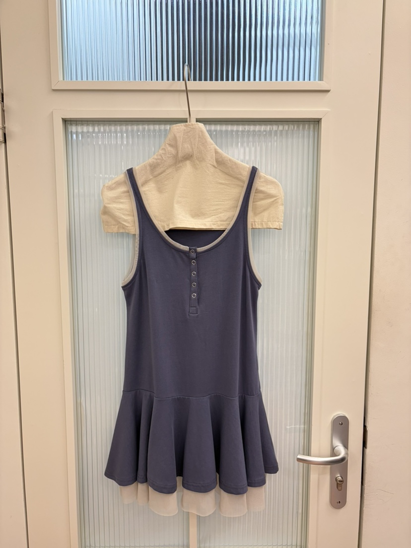 JADEMARKET韓國東大門代購女裝新品26春夏人氣吊帶背心撞色JADE SEOUL_MARKET吊帶/背心圖色1