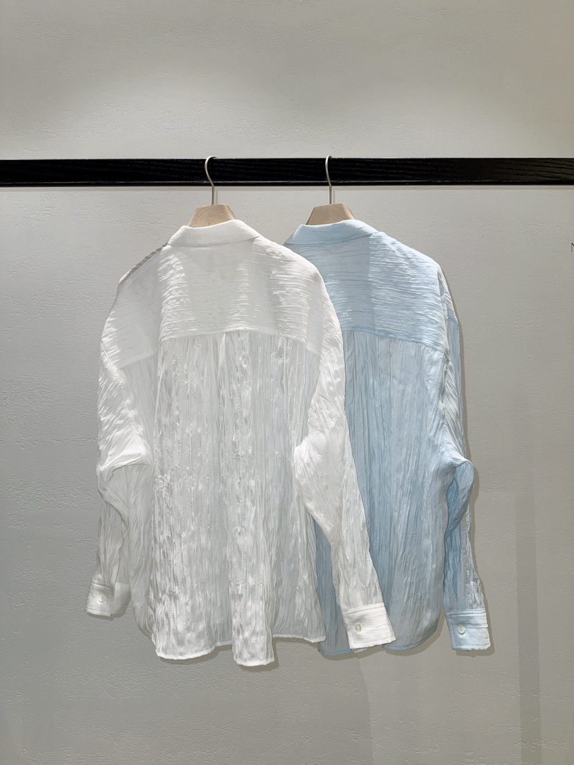 NDE韓國直郵女裝新品時尚職業熱賣推薦26春夏襯衫蕾絲衫荷葉邊BOHEME_NDE襯衫/蕾絲衫