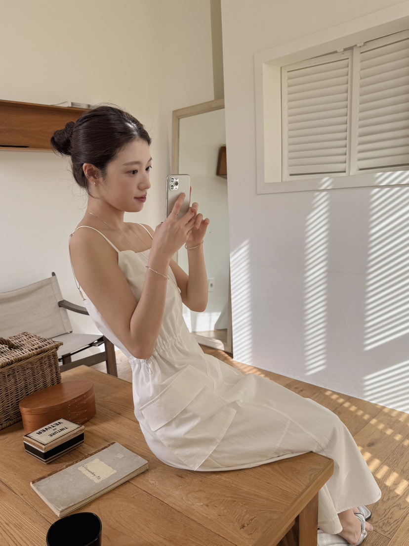 ERUME韓國代購女裝新款推薦時尚人氣26春夏熱賣職業連衣裙ERUME連衣裙