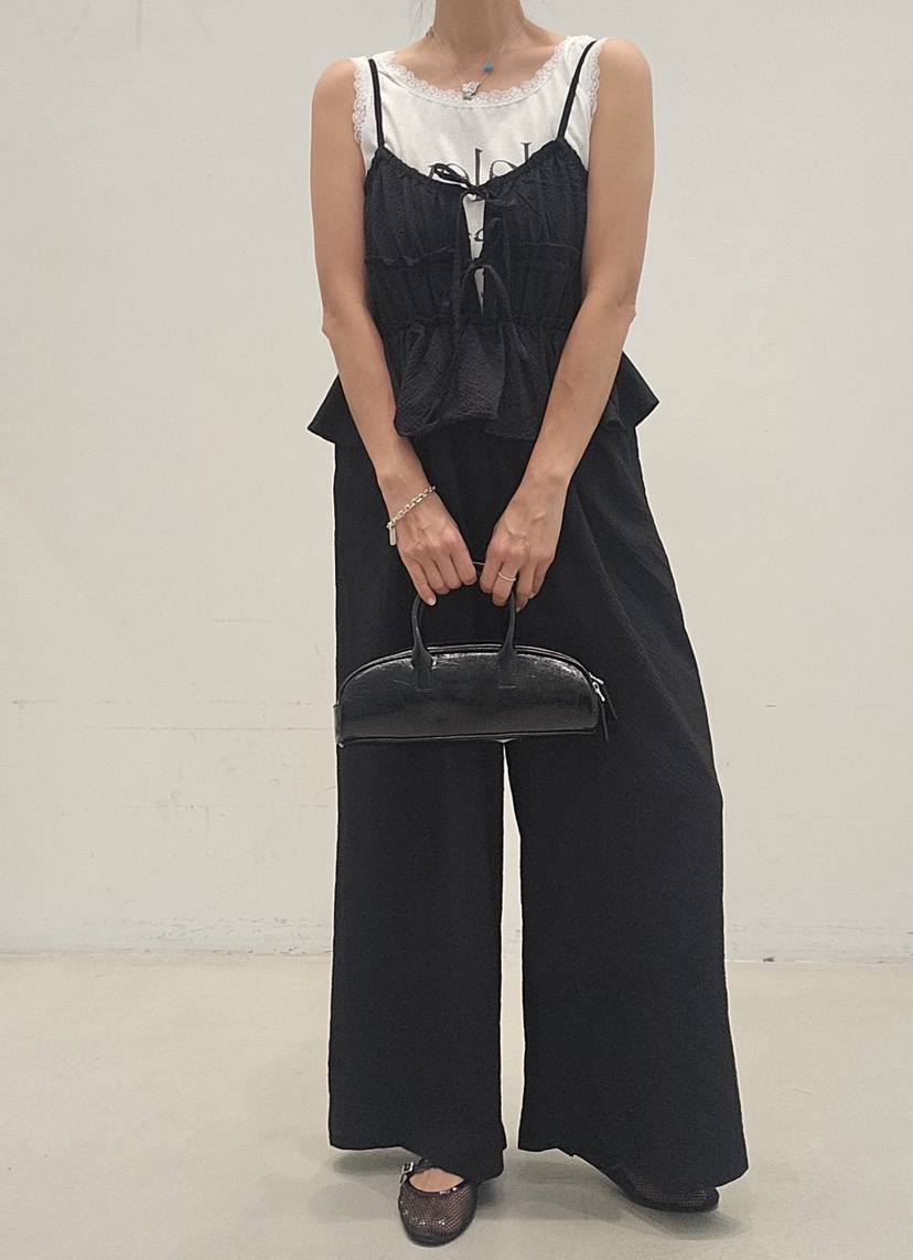 NEOUL東大門實拍韓國女士新品熱賣休閑時尚背帶褲不含內搭NEOUL/ahin雙領標簽背帶褲