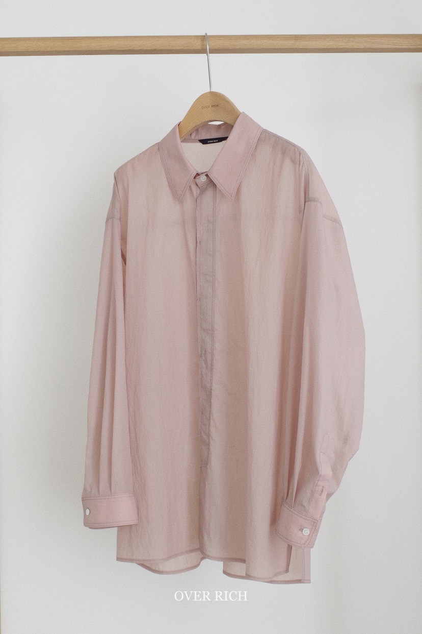 OVER RICH韓國直郵女裝新款26春夏時尚休閑推薦襯衫蕾絲衫OVER RICH襯衫/蕾絲衫圖色3