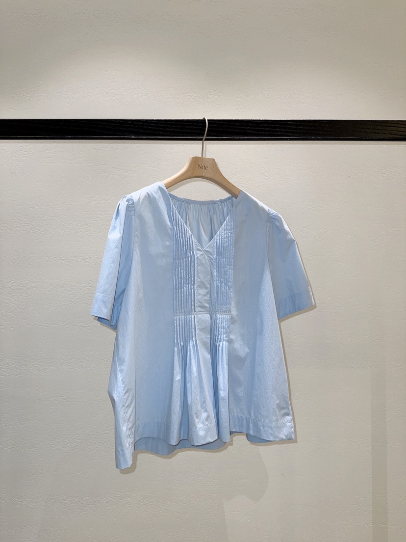 NDE韓國東大門直郵女裝新款休閑26春夏職業熱賣襯衫蕾絲衫BOHEME_NDE襯衫/蕾絲衫圖色1