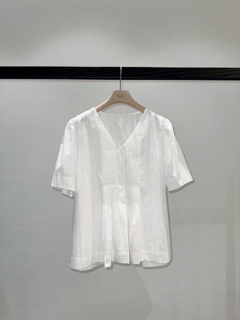 NDE韓國東大門直郵女裝新款休閑26春夏職業熱賣襯衫蕾絲衫BOHEME_NDE襯衫/蕾絲衫圖色2