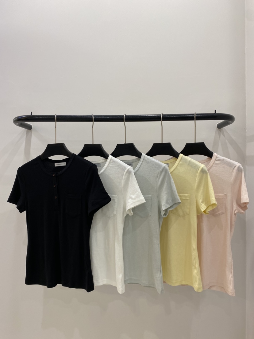 MUSHROOM EFFECT韓國直郵實拍女士新品人氣職業推薦T恤口袋MUSHROOM EFFECTT恤