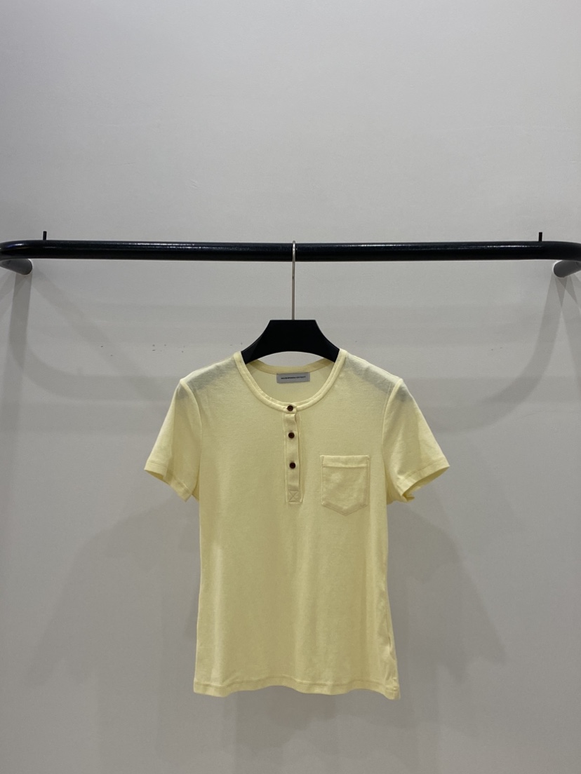 MUSHROOM EFFECT韓國直郵實拍女士新品人氣職業推薦T恤口袋MUSHROOM EFFECTT恤圖色4