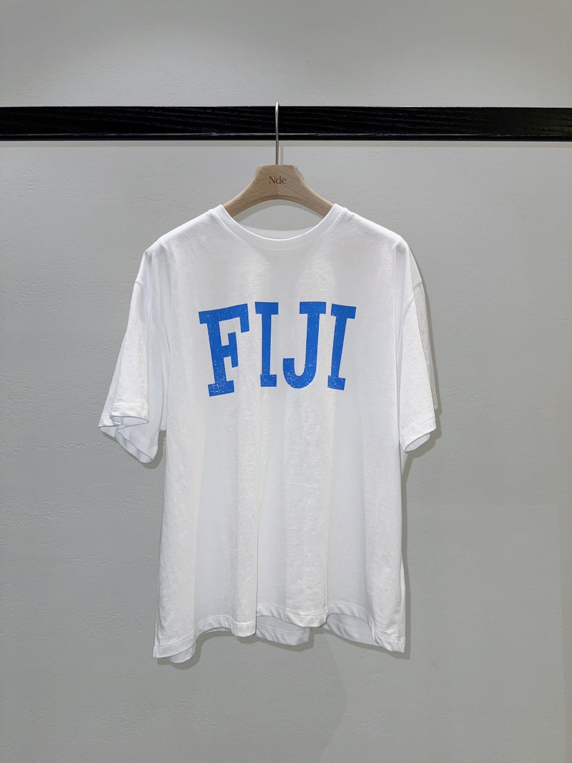 NDE韓國東大門直郵女裝新品26春夏26夏季熱賣職業時尚T恤BOHEME_NDET恤圖色1