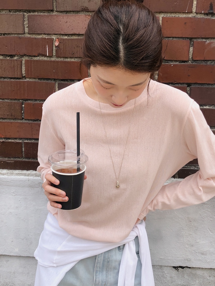 ERUME韓國直郵女士新品休閑人氣26春夏26夏季推薦長袖T恤ERUME長袖T恤