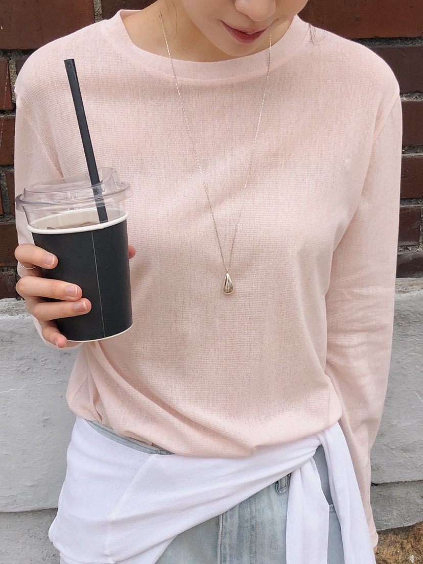 ERUME韓國直郵女士新品休閑人氣26春夏26夏季推薦長袖T恤ERUME長袖T恤