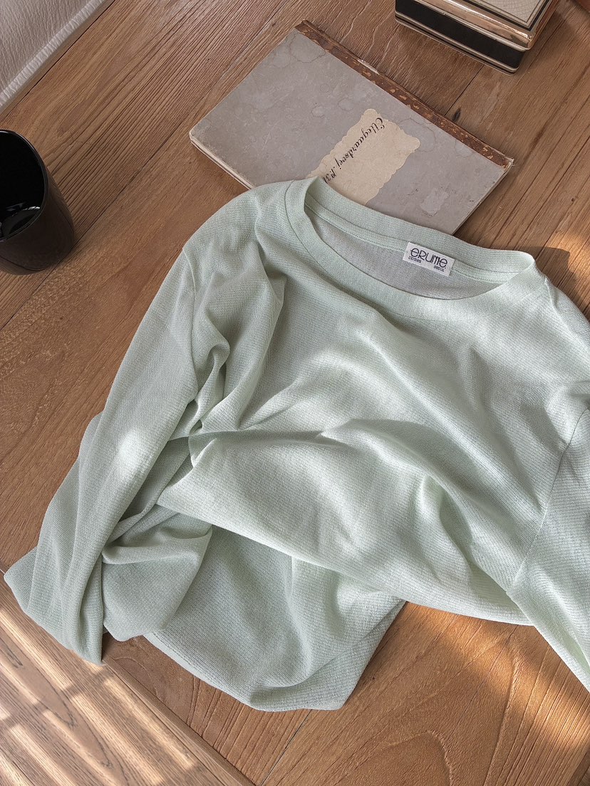 ERUME韓國直郵女士新品休閑人氣26春夏26夏季推薦長袖T恤ERUME長袖T恤