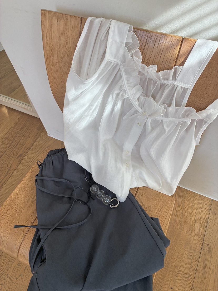 ERUME韓國代購女裝新款26春夏熱賣時尚26夏季職業吊帶背心ERUME吊帶/背心