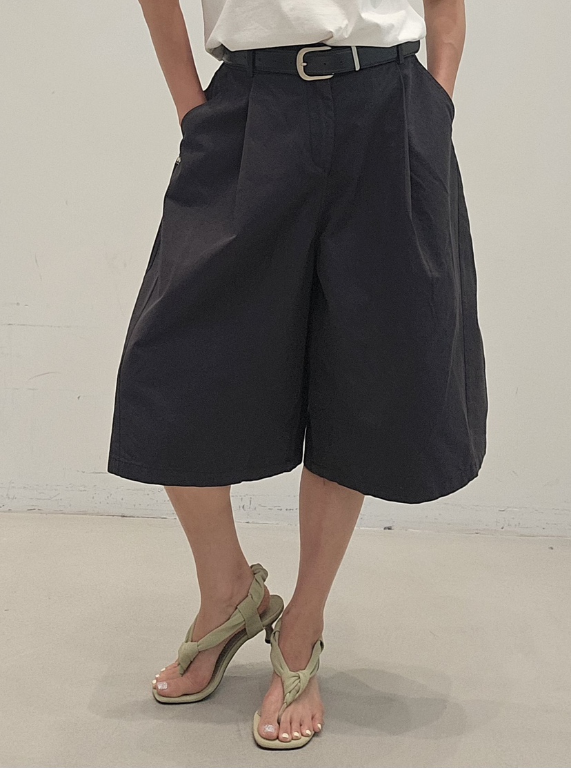 NEOUL韓國東大門代購女士新品職業人氣時尚26春夏短褲不含腰帶NEOUL/ahin雙領標簽短褲