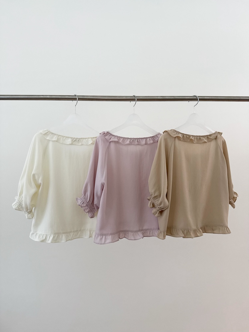 ERUME韓國東大門代購女士新款26春夏休閑26夏季襯衫蕾絲衫ERUME襯衫/蕾絲衫