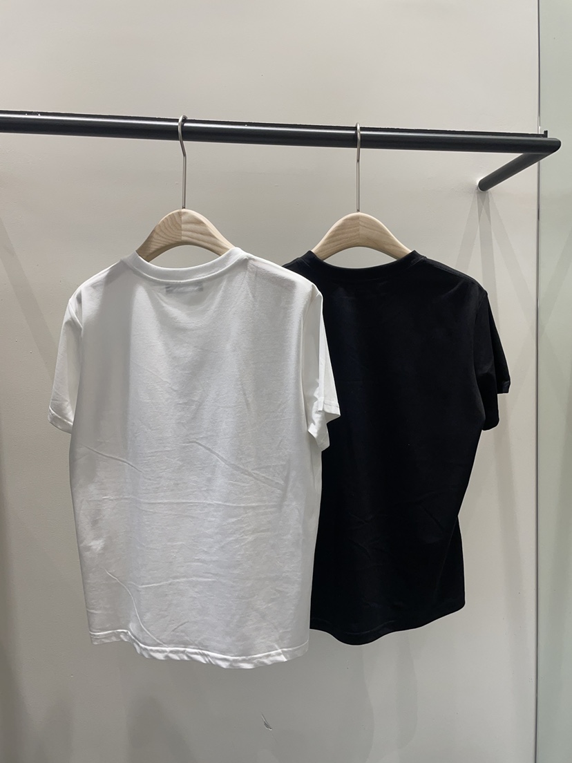 NEOUL韓國直郵女裝新款熱賣推薦職業時尚休閑人氣26春夏T恤NEOUL/ahin雙領標簽T恤