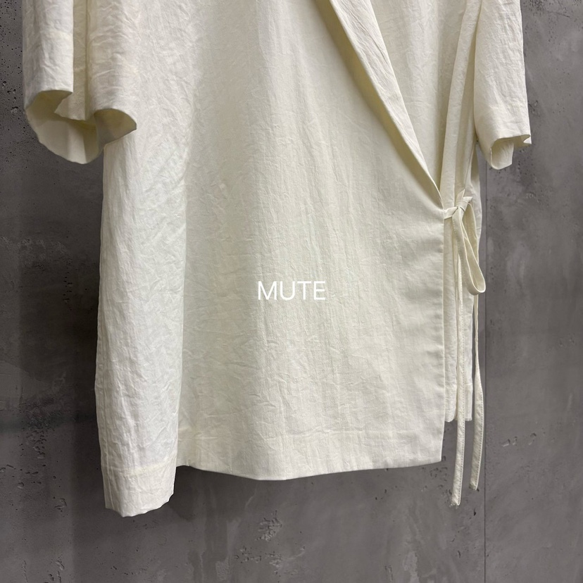 MUTE-P韓國東大門代購女士新款26春夏推薦人氣襯衫蕾絲衫MUTE襯衫/蕾絲衫