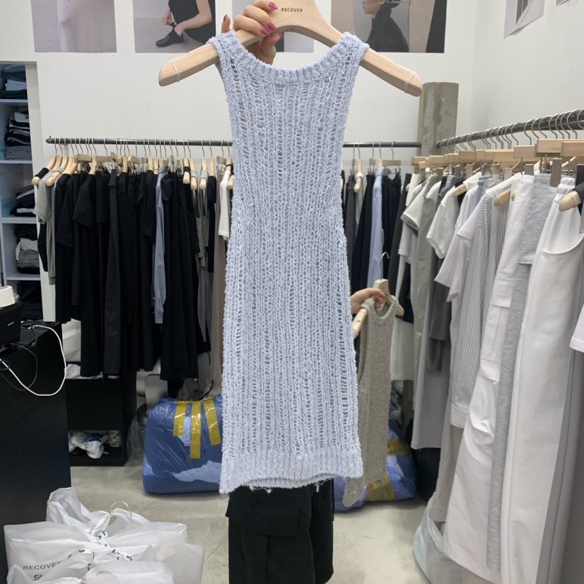 RECOVER東大門實拍韓國女裝新品休閑26春夏職業吊帶背心棉質RECOVER/MOMENT吊帶/背心圖色1