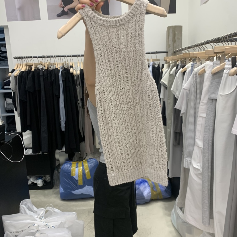 RECOVER東大門實拍韓國女裝新品休閑26春夏職業吊帶背心棉質RECOVER/MOMENT吊帶/背心圖色2