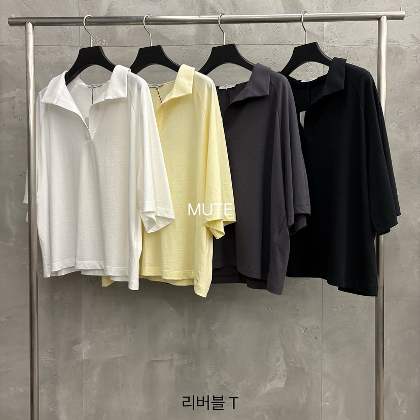 MUTE-P東大門實拍韓國女裝新款職業休閑26春夏熱賣推薦T恤MUTET恤
