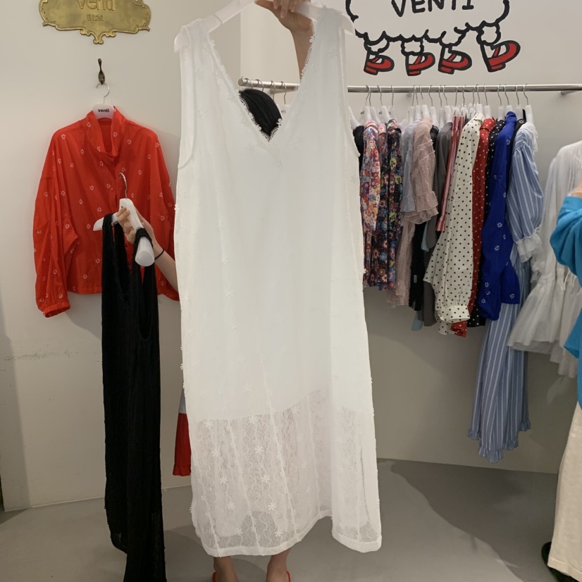 VENTI韓國代購女士新款休閑26夏季人氣26春夏職業時尚連衣裙VENTI連衣裙圖色1