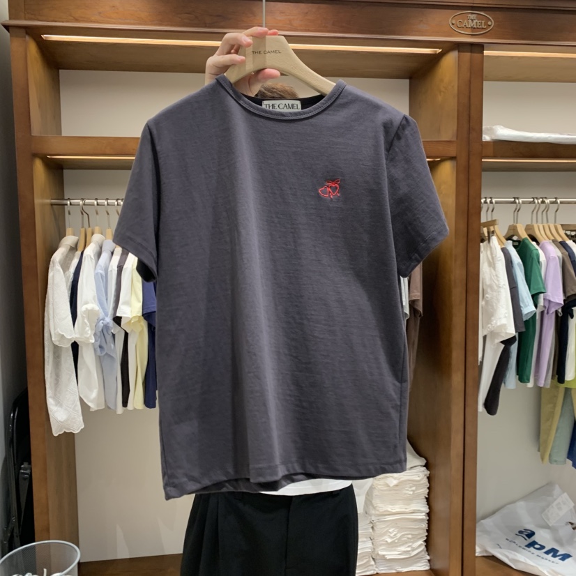 THE CAMEL東大門實拍韓國女裝新款休閑T恤the came_l 家T恤圖色1