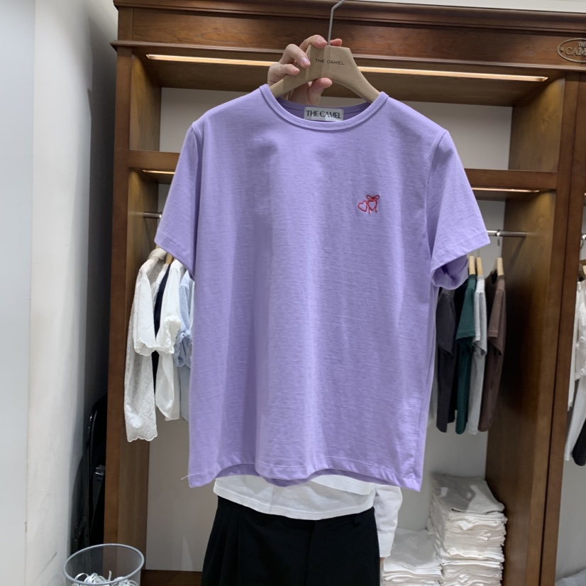 THE CAMEL東大門實拍韓國女裝新款休閑T恤the came_l 家T恤圖色2