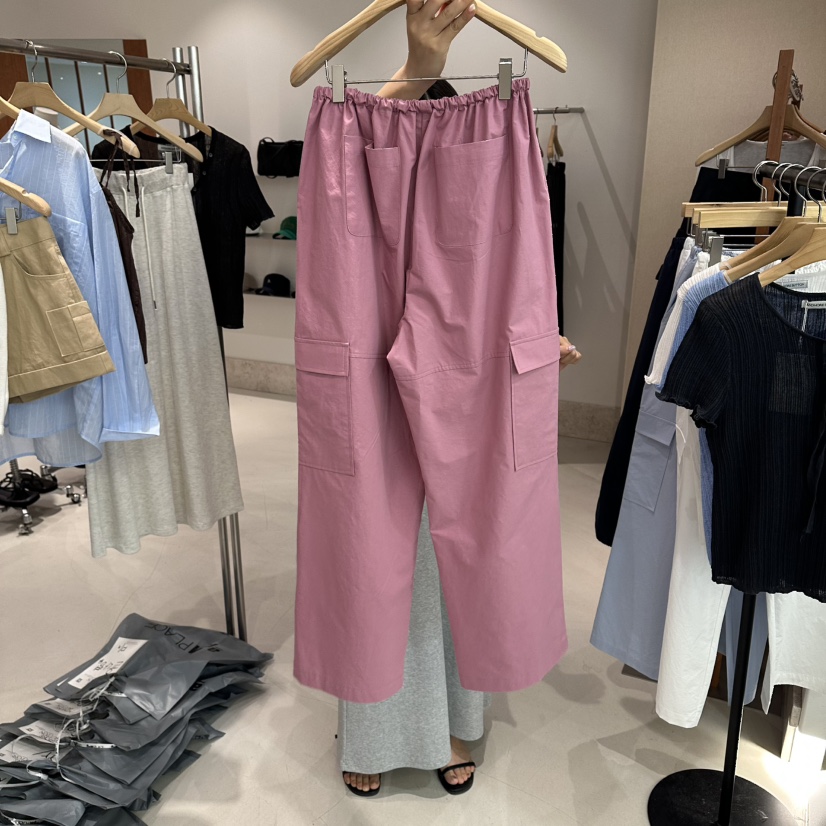 ANDMORE BUTTON韓國東大門代購女裝新品26春夏時尚休閑褲ANDMORE BUTTON休閑褲