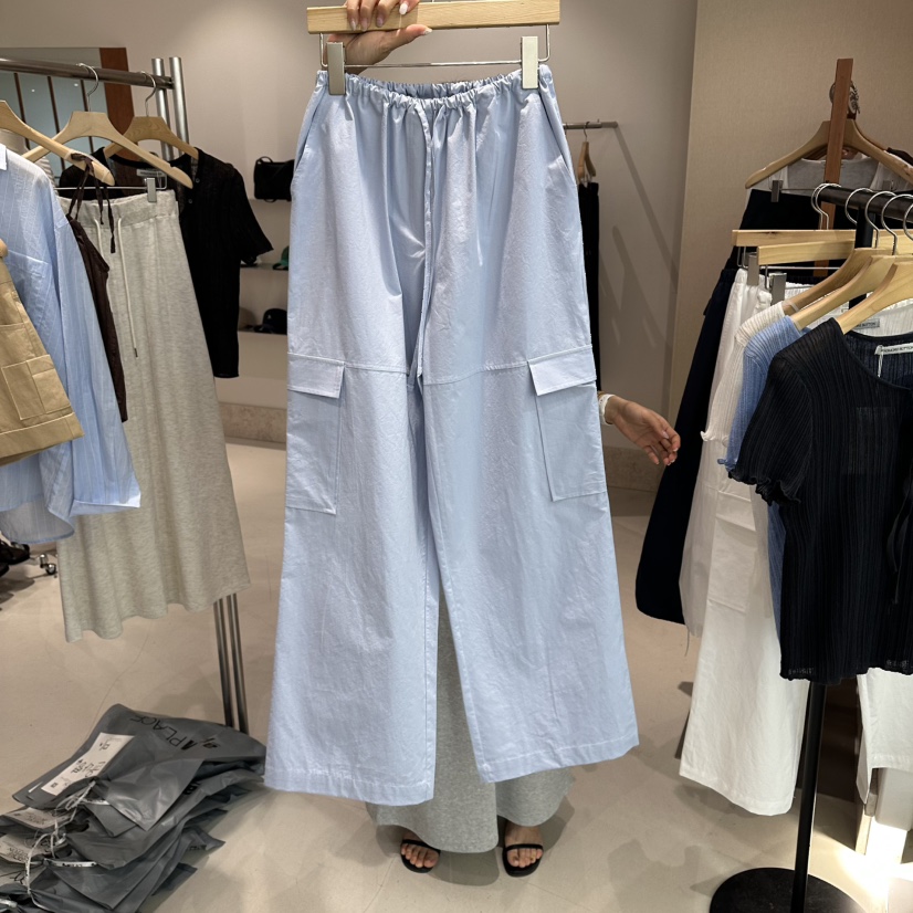 ANDMORE BUTTON韓國東大門代購女裝新品26春夏時尚休閑褲ANDMORE BUTTON休閑褲圖色3