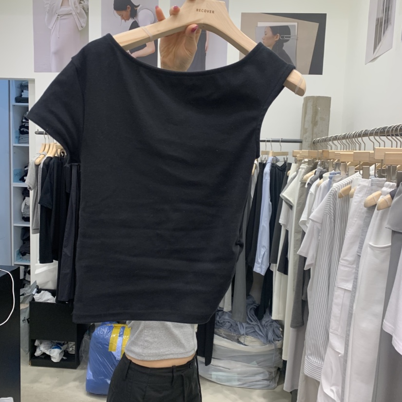 RECOVER韓國直郵實拍女裝新品熱賣26春夏休閑26夏季時尚T恤RECOVER/MOMENTT恤圖色3