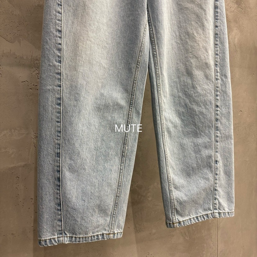 MUTE-P韓國代購女士新品26春夏人氣時尚休閑職業推薦牛仔褲MUTE牛仔褲