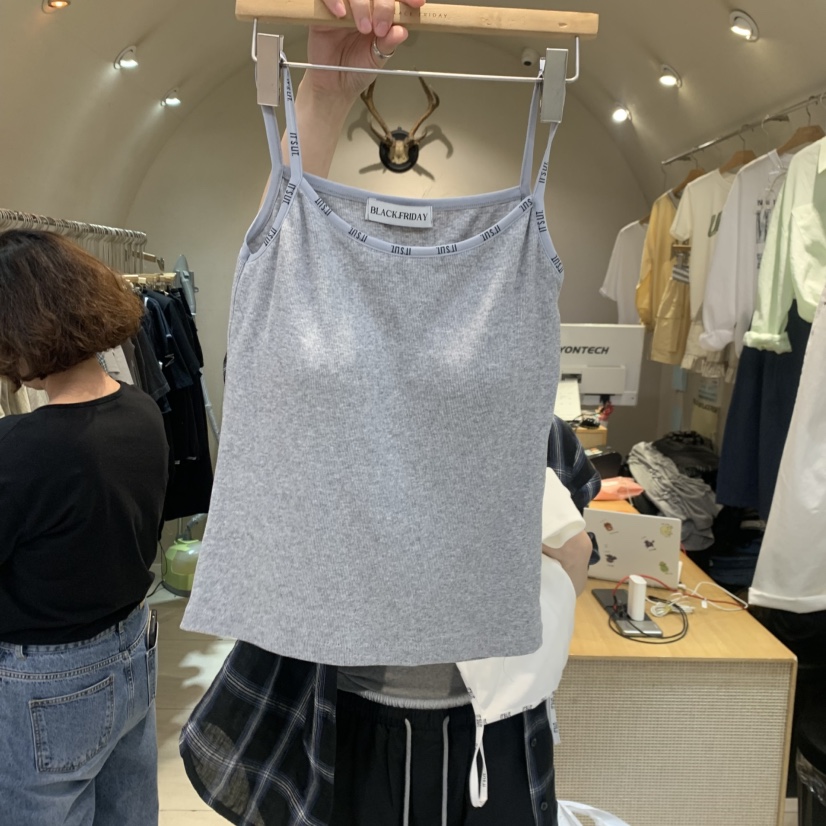 BLACKFRIDAY韓國代購女裝新款推薦時尚人氣26夏季吊帶背心BLACK FRIDAY吊帶/背心圖色2