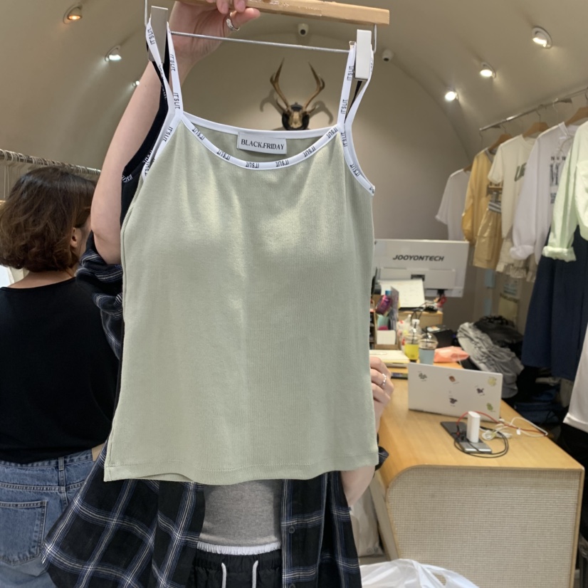 BLACKFRIDAY韓國代購女裝新款推薦時尚人氣26夏季吊帶背心BLACK FRIDAY吊帶/背心圖色3