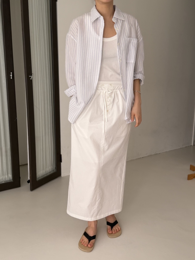 REGULARLY/PLACOR韓國代購女裝新品推薦時尚休閑長裙紐扣REGULARLY/PLACOR長裙