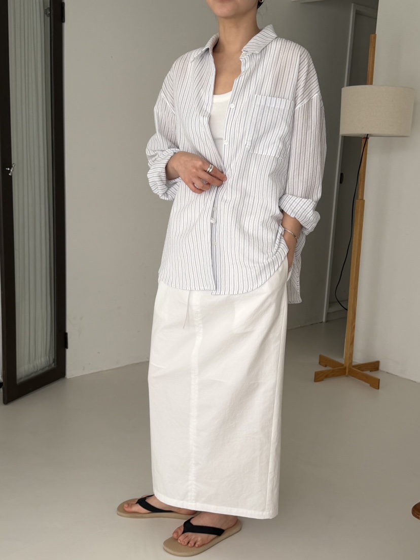 REGULARLY/PLACOR韓國代購女裝新品推薦時尚休閑長裙紐扣REGULARLY/PLACOR長裙