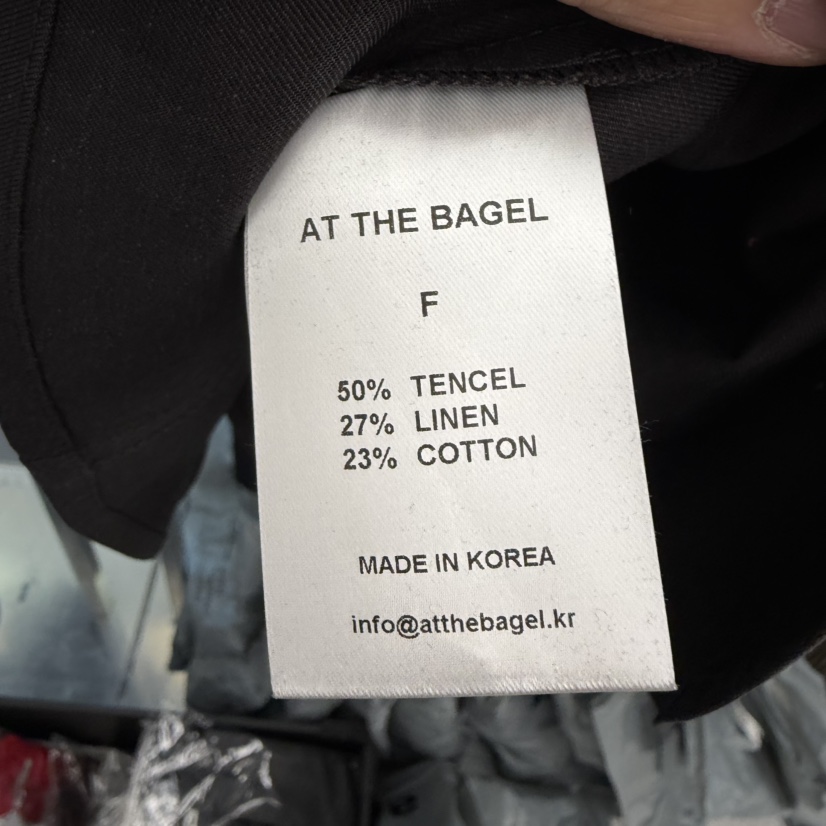 AT THE BAGEL韓國直郵女士新款推薦26春夏休閑襯衫蕾絲衫AT THE BAGEL襯衫/蕾絲衫