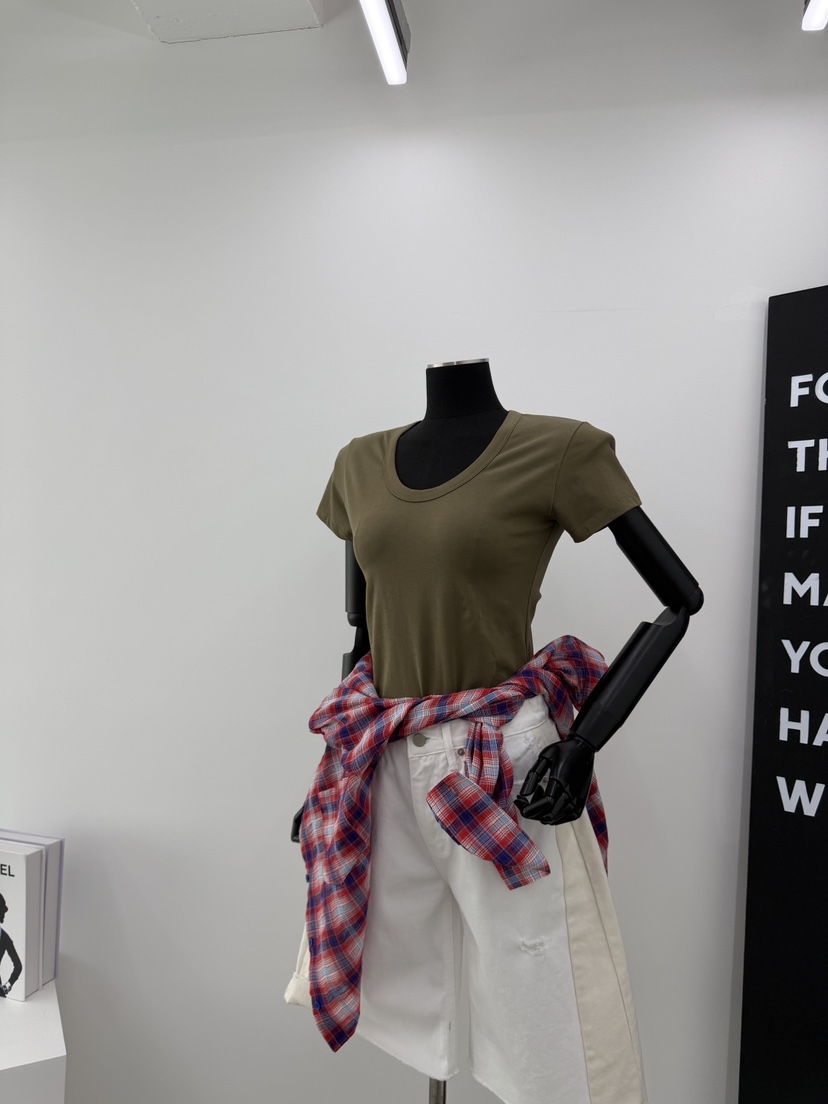 RED-A韓國東大門直郵女裝新款26夏季休閑職業推薦26春夏T恤RED-AT恤