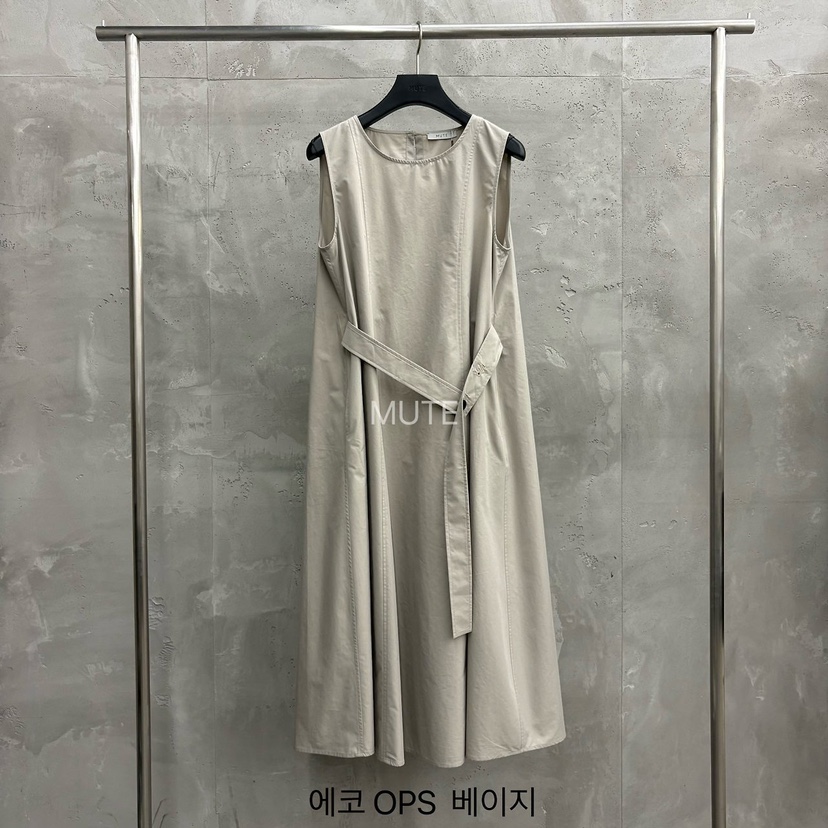 MUTE-P韓國直郵女裝新款職業熱賣26夏季26春夏休閑連衣裙MUTE連衣裙圖色2
