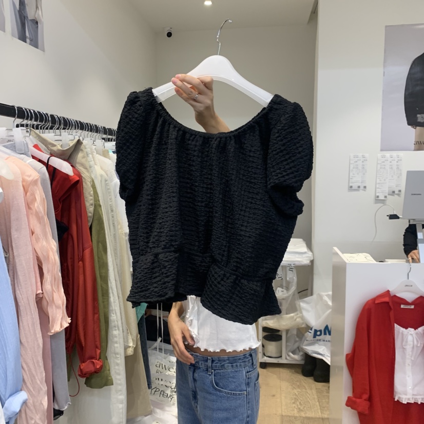 RUMIRU/AWEAR韓國東大門直郵女裝新品26夏季時尚襯衫蕾絲衫awear/RUMIRU襯衫/蕾絲衫