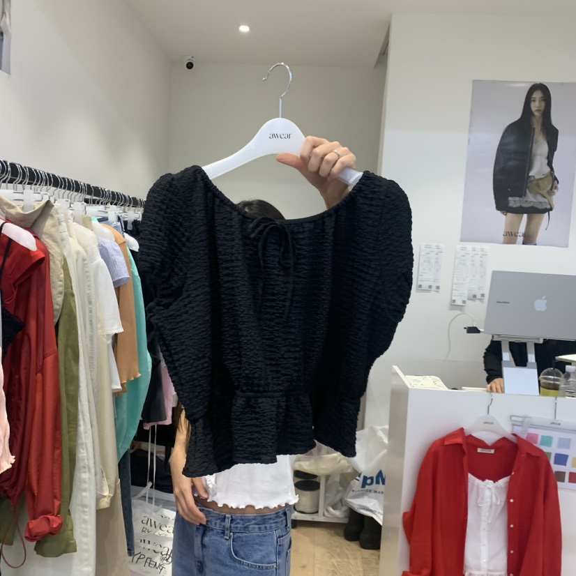 RUMIRU/AWEAR韓國東大門直郵女裝新品26夏季時尚襯衫蕾絲衫awear/RUMIRU襯衫/蕾絲衫圖色2