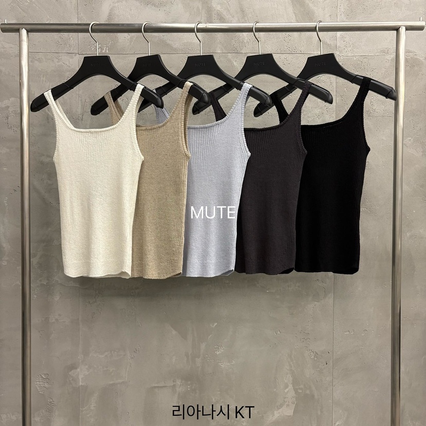 MUTE-P東大門實拍韓國女裝新款推薦熱賣休閑26春夏吊帶背心MUTE吊帶/背心