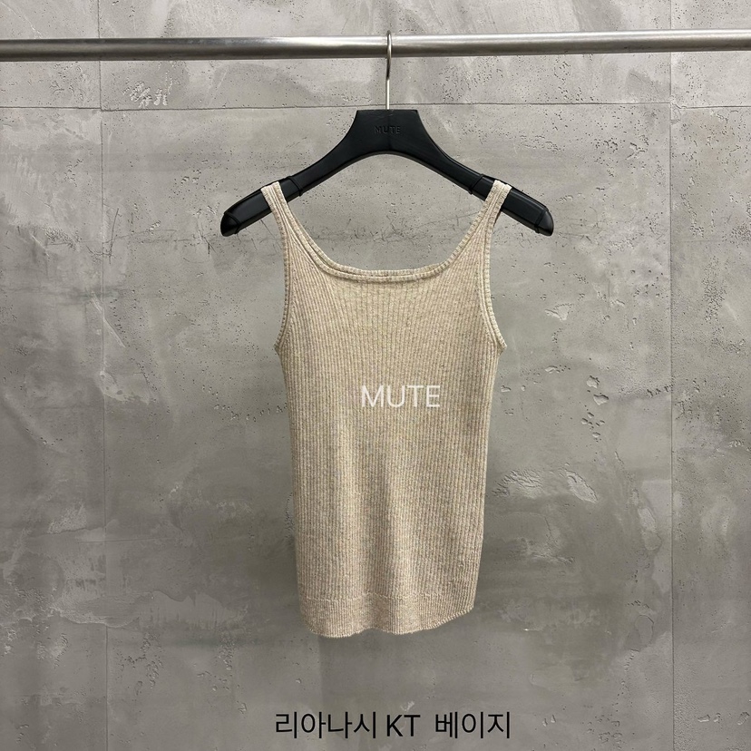 MUTE-P東大門實拍韓國女裝新款推薦熱賣休閑26春夏吊帶背心MUTE吊帶/背心圖色2