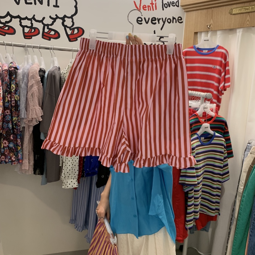 VENTI韓國直郵女裝新款26夏季人氣休閑26春夏時尚推薦短褲VENTI短褲