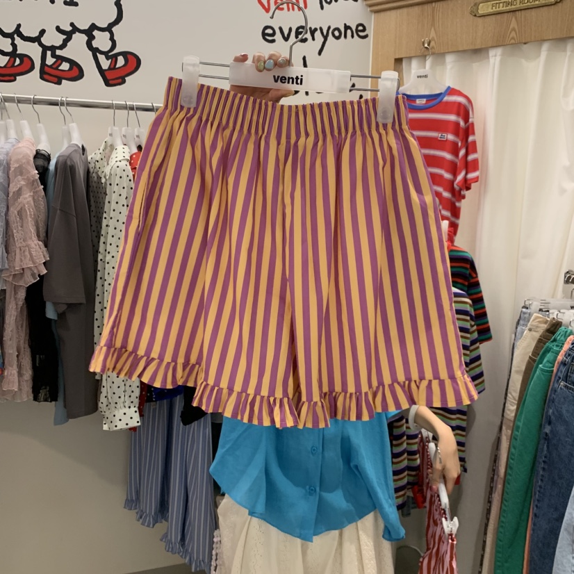 VENTI韓國直郵女裝新款26夏季人氣休閑26春夏時尚推薦短褲VENTI短褲圖色2