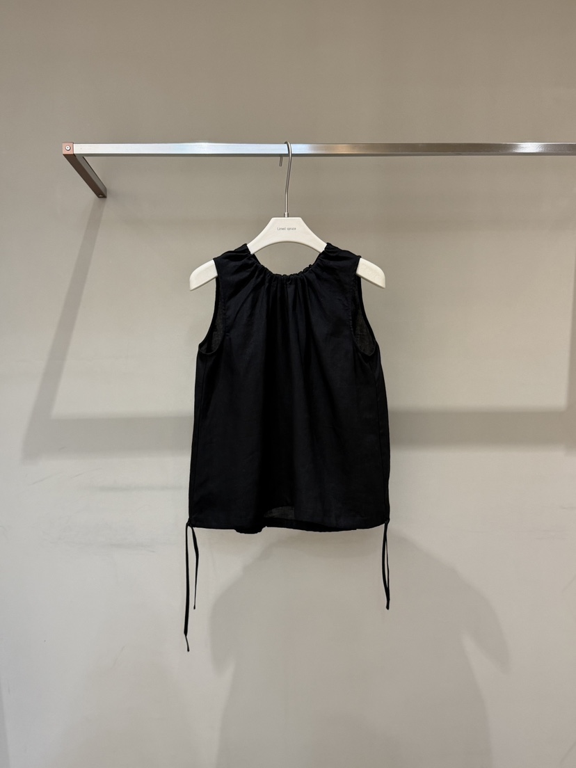 LIMED SPRUCE韓國東大門代購女士新品人氣吊帶背心亞麻布絲質Limed Spruce吊帶/背心圖色2