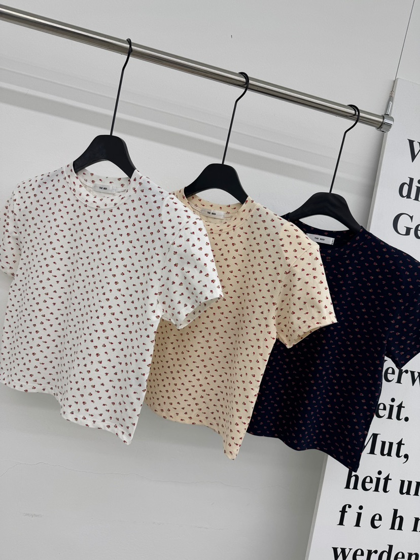 RED-A韓國直郵女裝新品熱賣推薦26夏季人氣職業時尚休閑T恤RED-AT恤