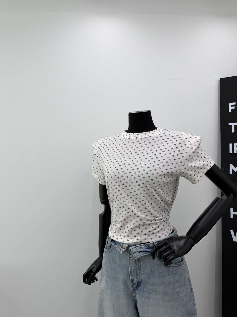 RED-A韓國直郵女裝新品熱賣推薦26夏季人氣職業時尚休閑T恤RED-AT恤